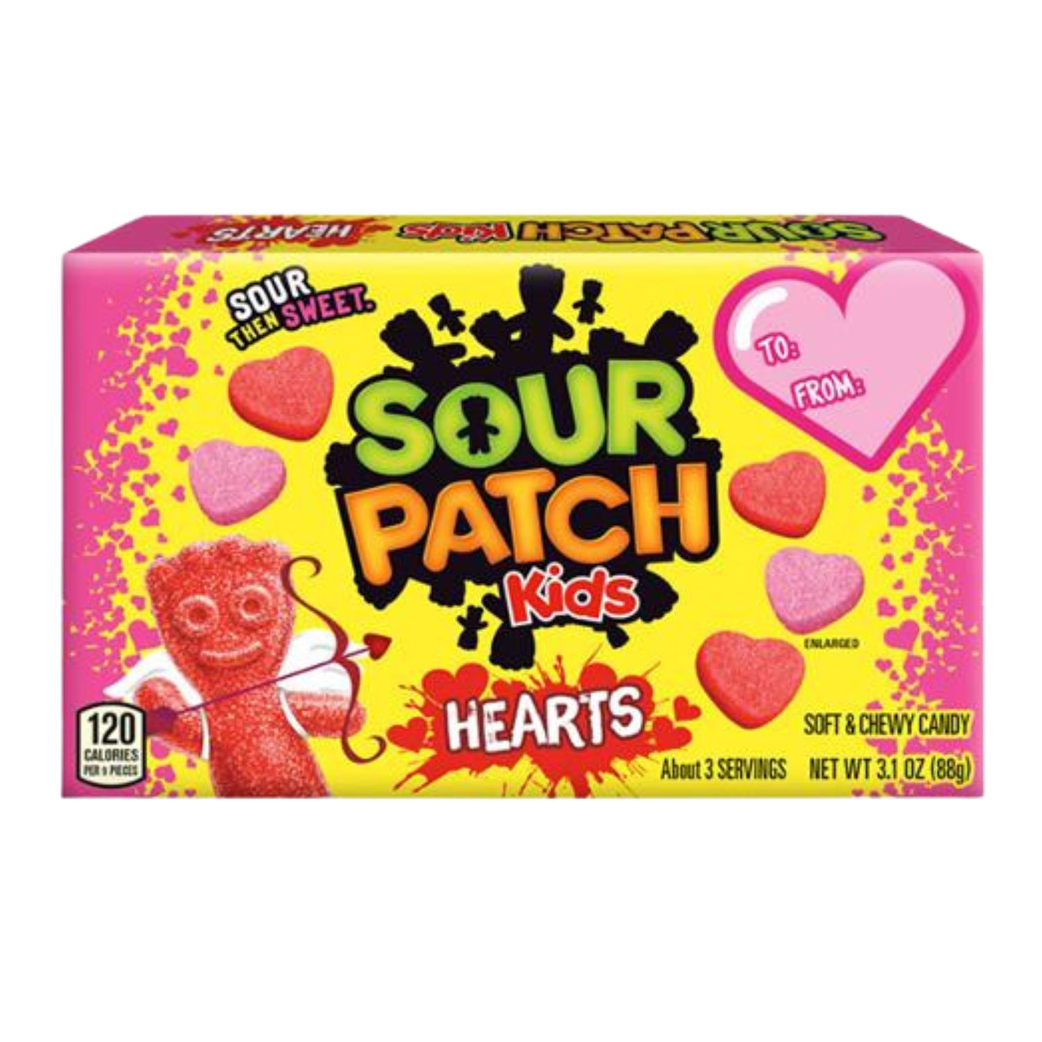 Sour Patch Kids - LE Valentines Hearts 88g