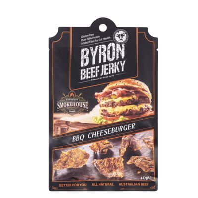 Byron Beef Jerky - BBQ Cheeseburger 120g