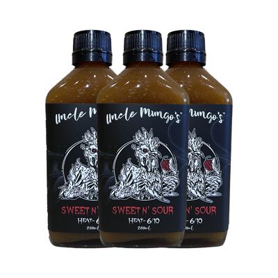 Uncle Mungo&#39;s Sweet N Sour Sauce 200ml
