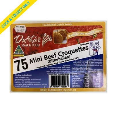 Mini Beef Croquettes (Bitterballen)