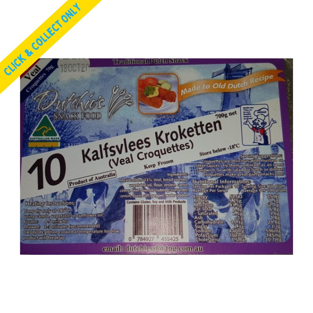 Veal Croquettes (Kalfsvlees Kroketten)