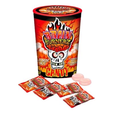 Brain Burnerz Flamin Hot Candy 48g