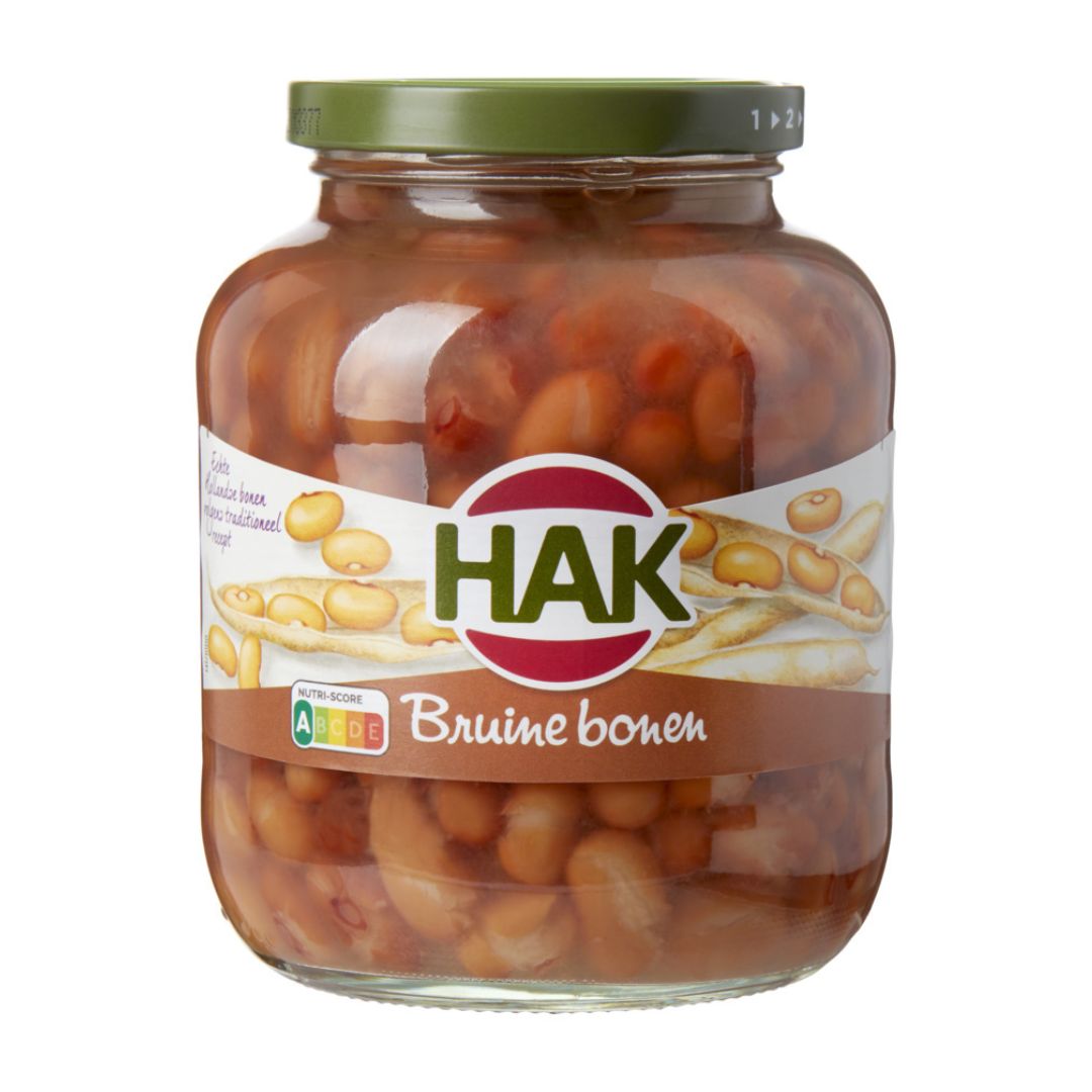 HAK Brown Beans (bruine bonen), Size: 720g
