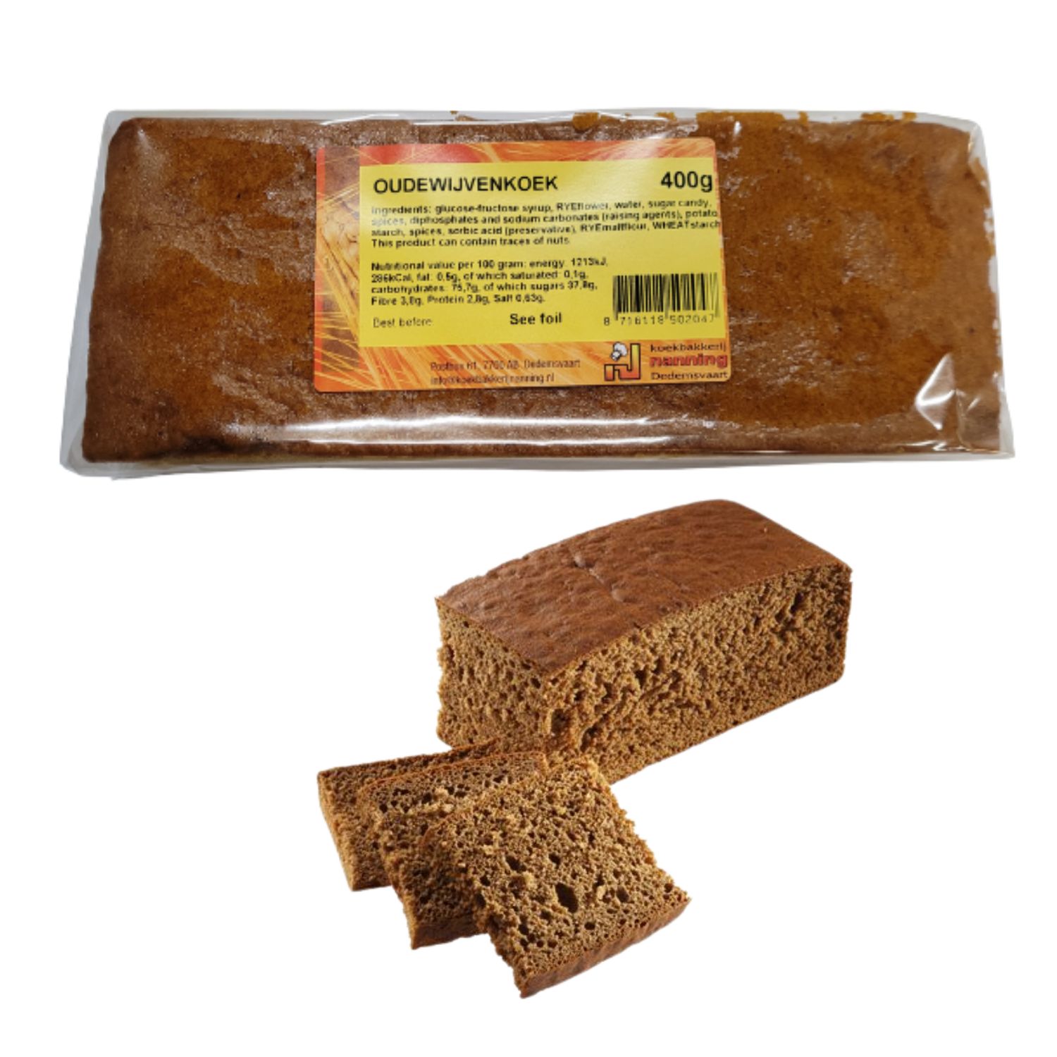 Spiced Cake (Oudweijvenkoek) 400g