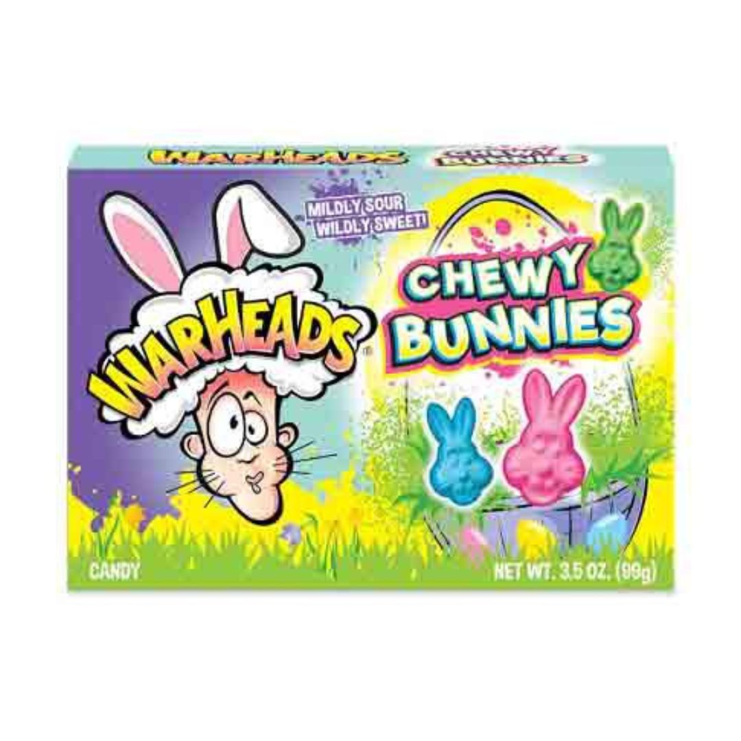 Warheads Chewy Bunnies 85g Movie Box