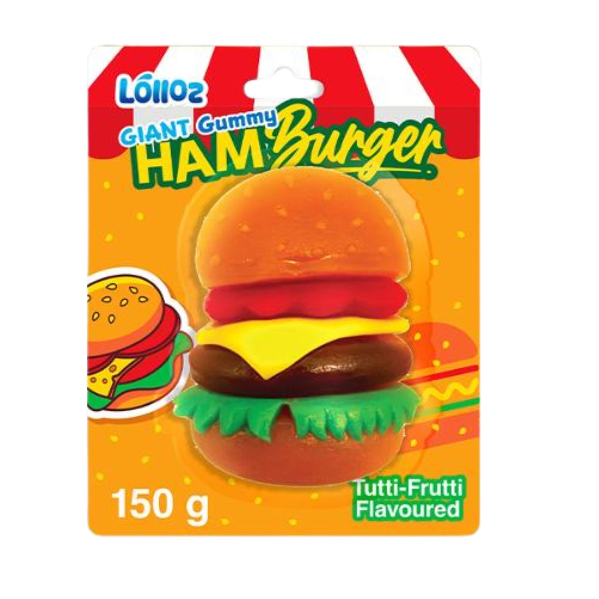 Giant Gummi Hamburger 150g