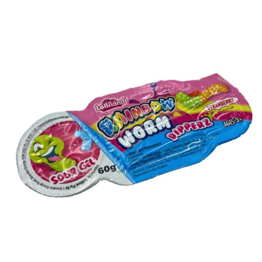 Rainbow Worm Dipperz 60g, Quantity: x1