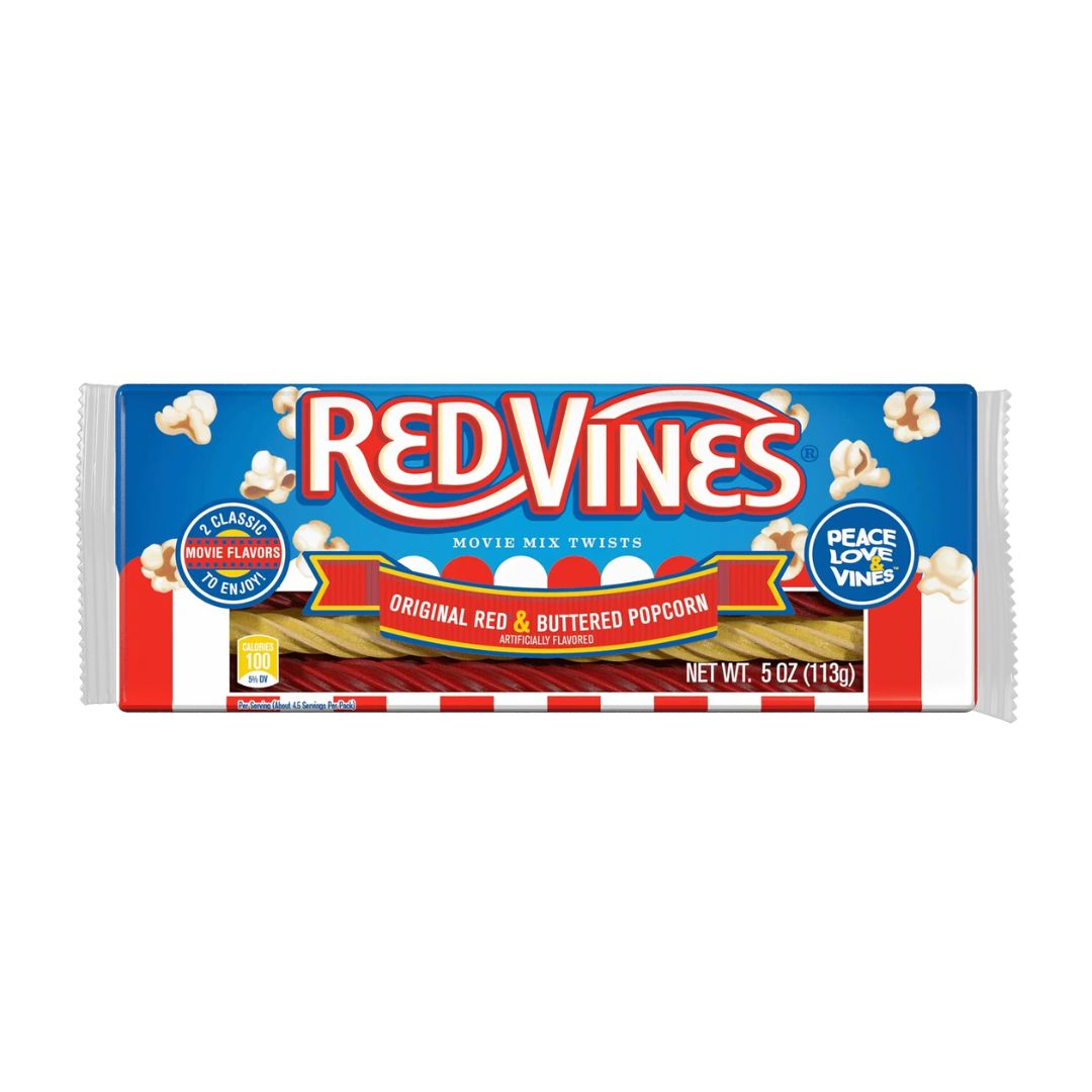 REDUCED BB MAY 25 - Red Vines - Buttered Popcorn 141g
