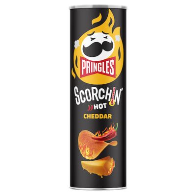 US Pringles - Scorchin Cheddar 156g