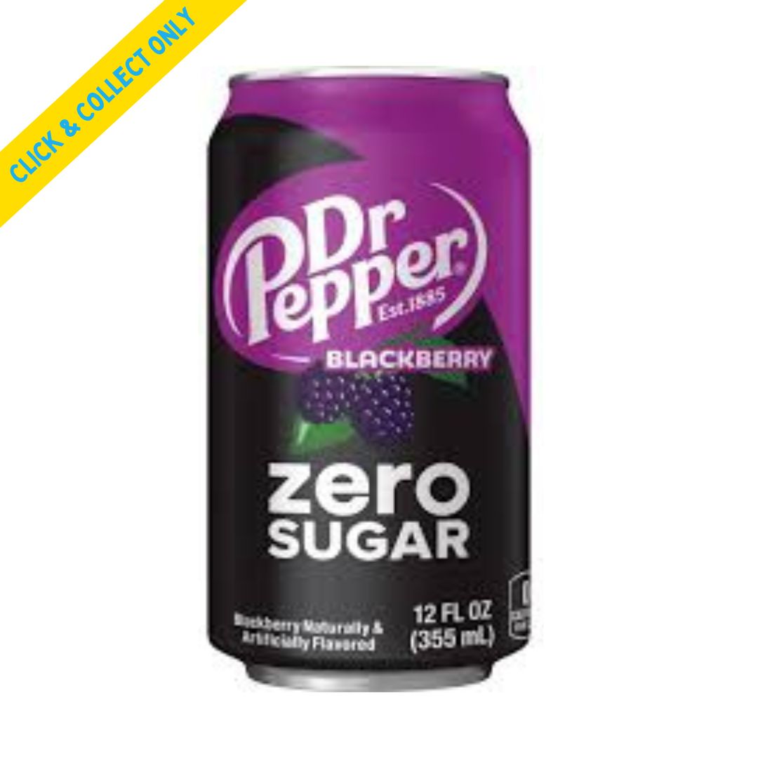 Dr Pepper Blackberry Zero Sugar 355ml can