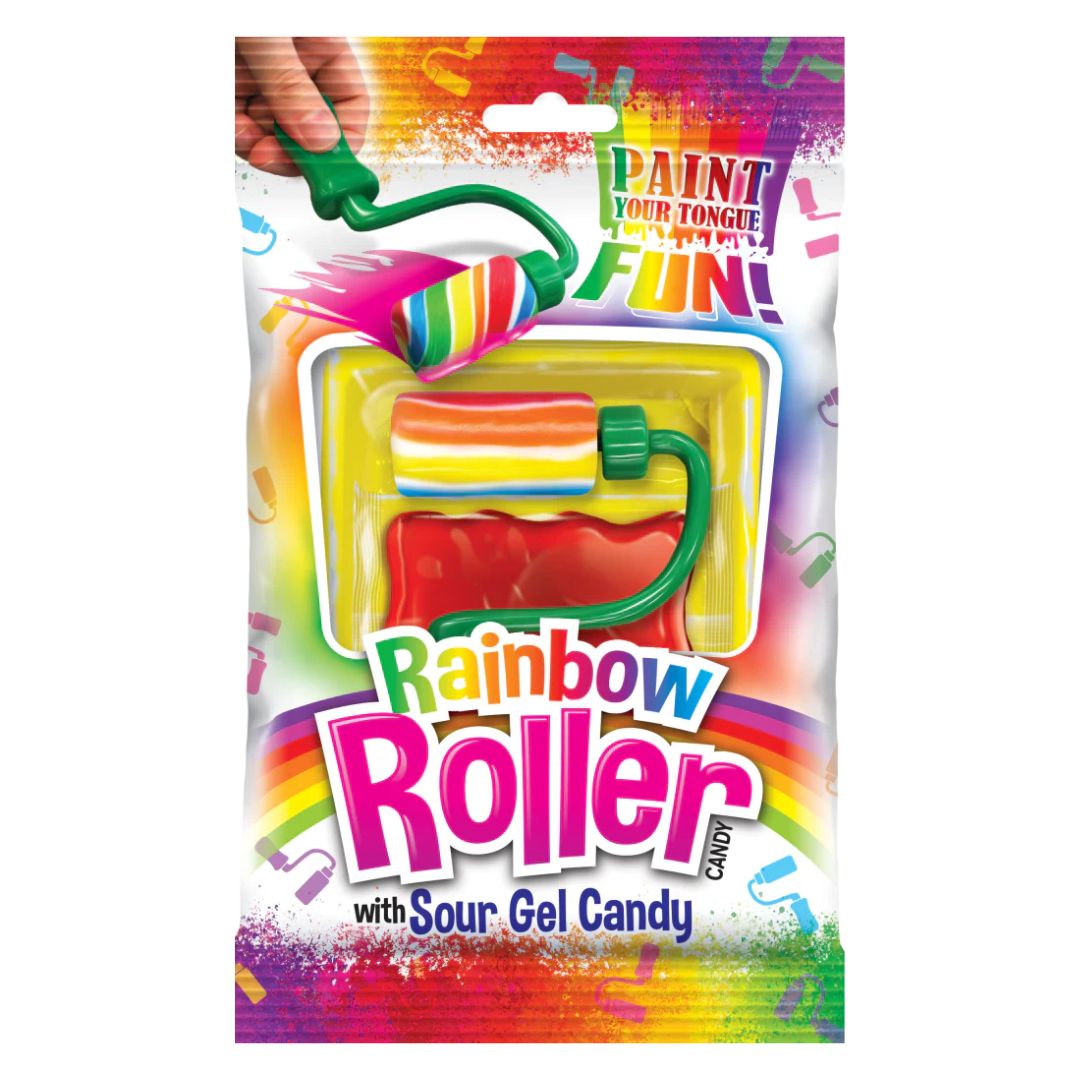 Rainbow Roller With Sour Gel Candy 22g