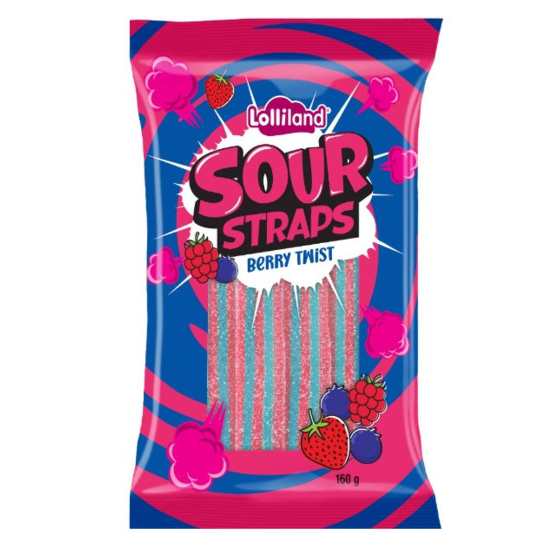 Sour Straps 160g bag (Lolliland)