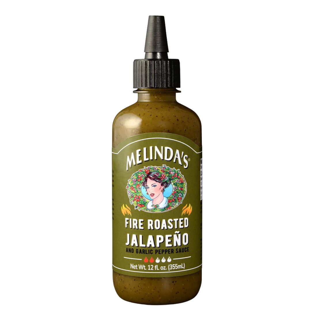 Melinda&#39;s Fire Roasted Jalapeno &amp; Garlic Pepper Sauce 355ml
