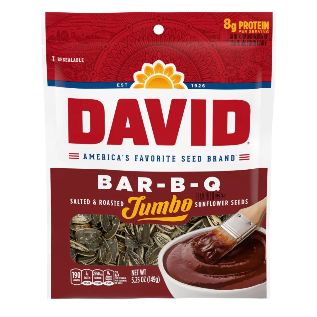 David Sunflower Seeds 149g, Flavour: Bar-B-Q