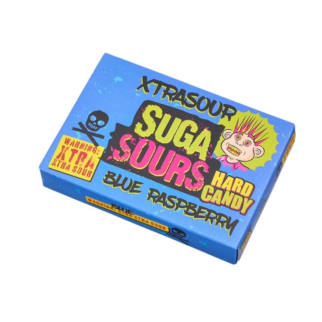 Suga Sours Hard Candy (UK) 100g - Xtra Blue Raspberry