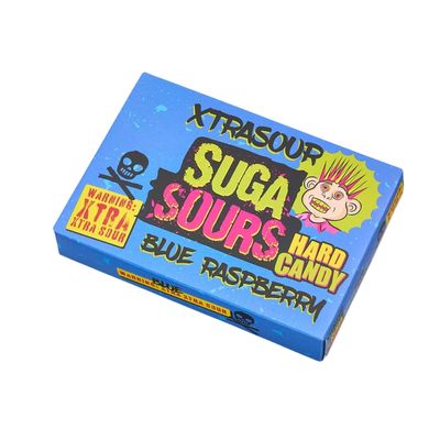 Suga Sours Hard Candy (UK) 100g - Xtra Blue Raspberry