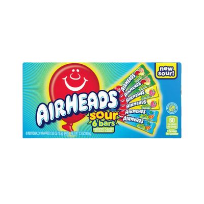 Air Heads Movie Box SOUR (6 bars) 93g
