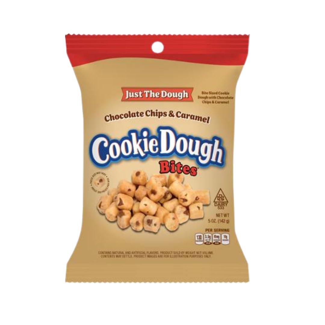 Cookie Dough Bites Choc Chip &amp; Caramel 142g