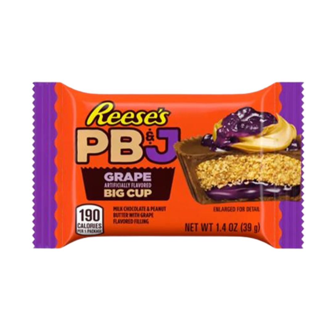 Reese&#39;s Peanut Butter &amp; Jelly Big Cup 39g - Grape