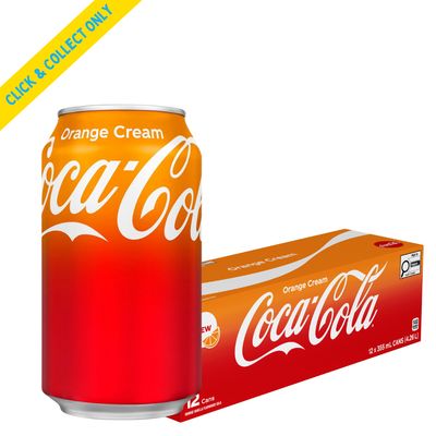 US Coca Cola Orange Cream 355ml