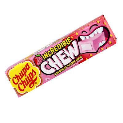 Chupa Chup Incredible Chew 45g - Strawberry