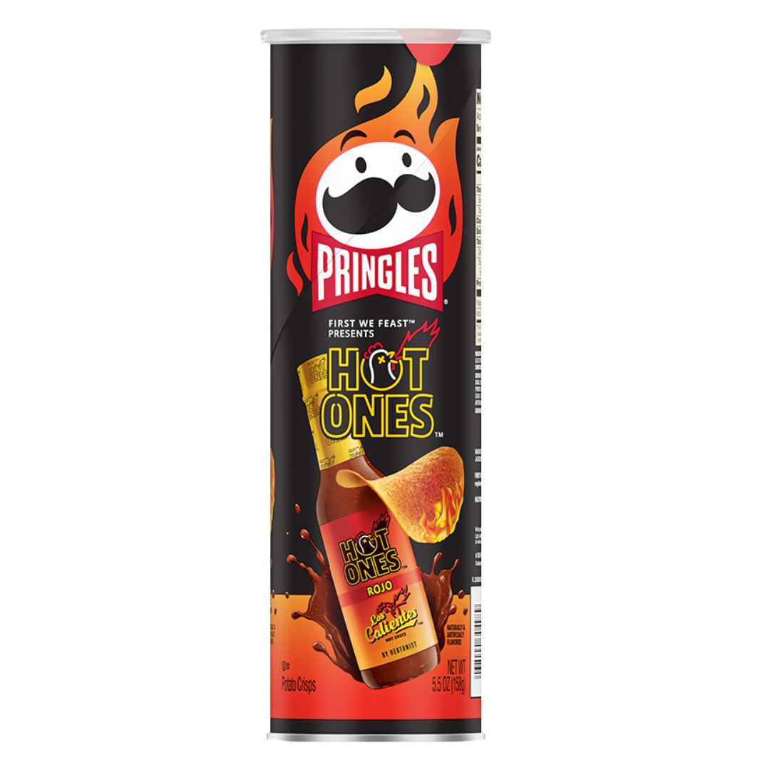Pringles (USA) - Hot Ones Las Calientes Rojo 158g