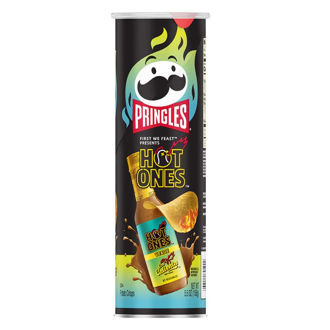 Pringles (USA) - Hot Ones Las Calientes Verde 158g