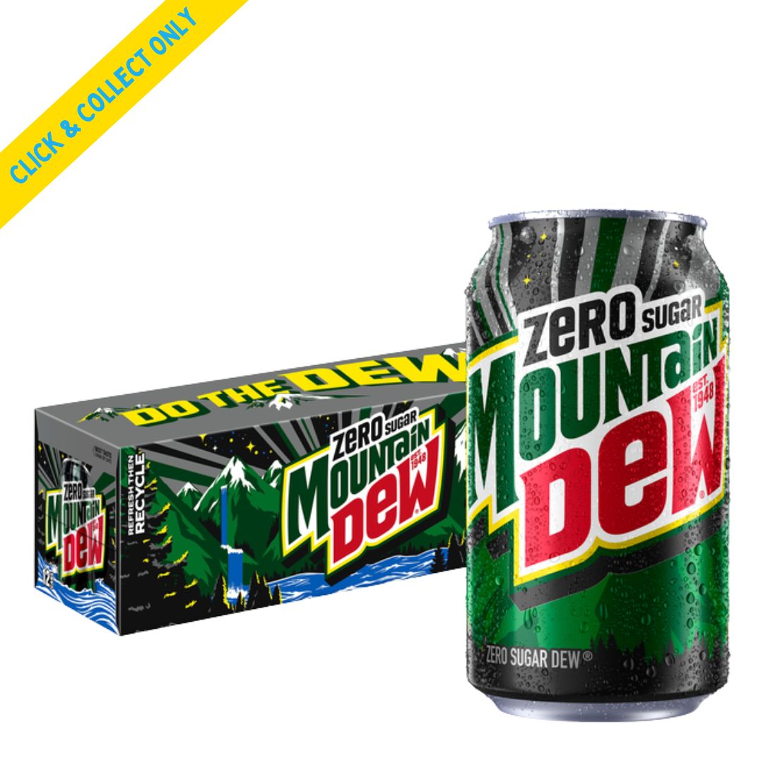 Mtn Dew (Mountain Dew) Zero Sugar 355ml