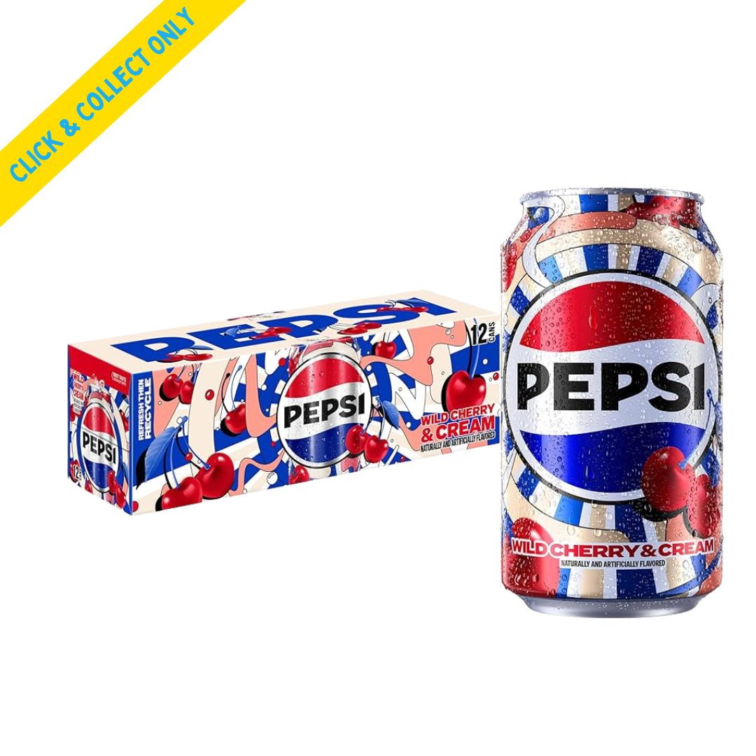 Pepsi - Wild Cherry &amp; Cream 355ml