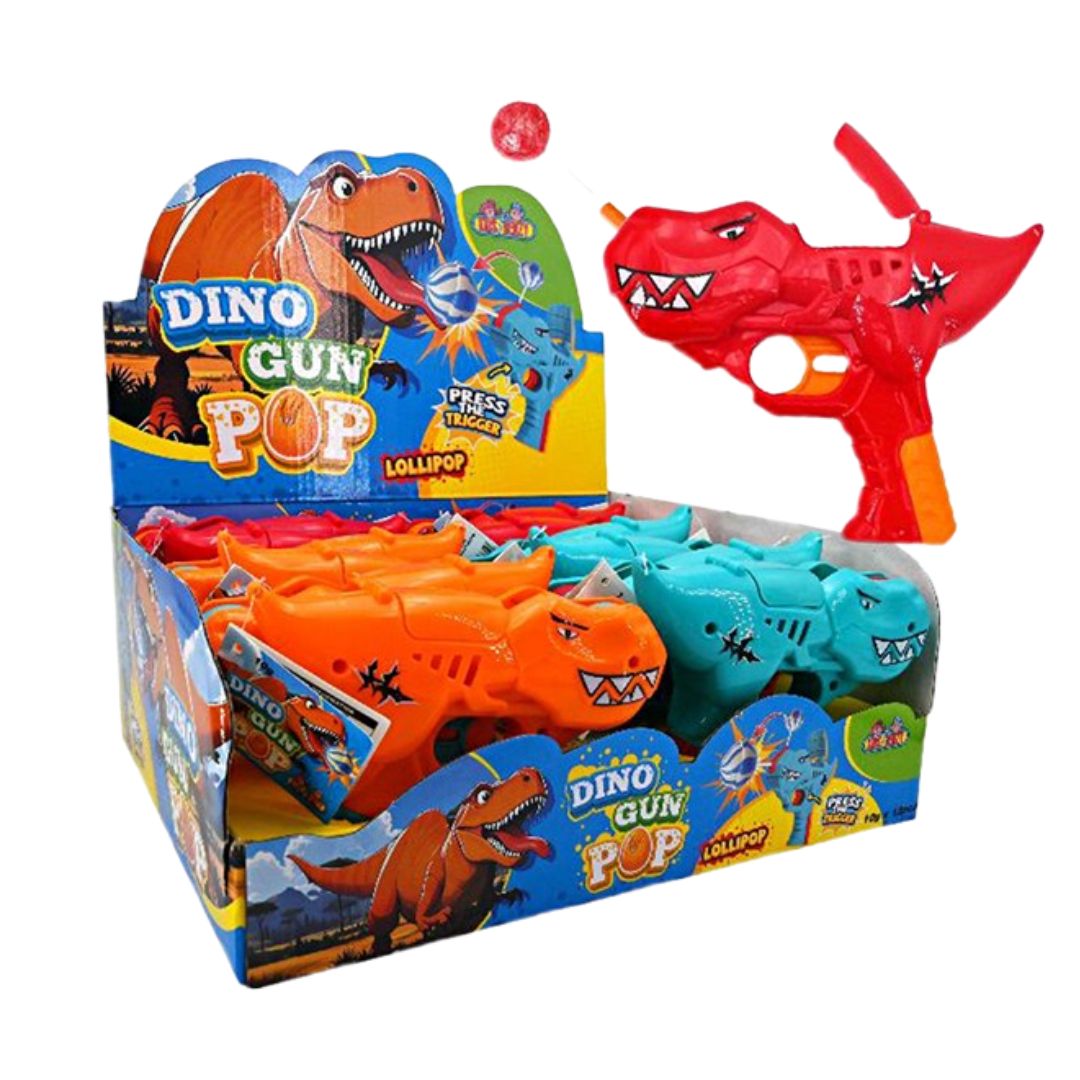 Dino Gun Pop Lollipop 10g