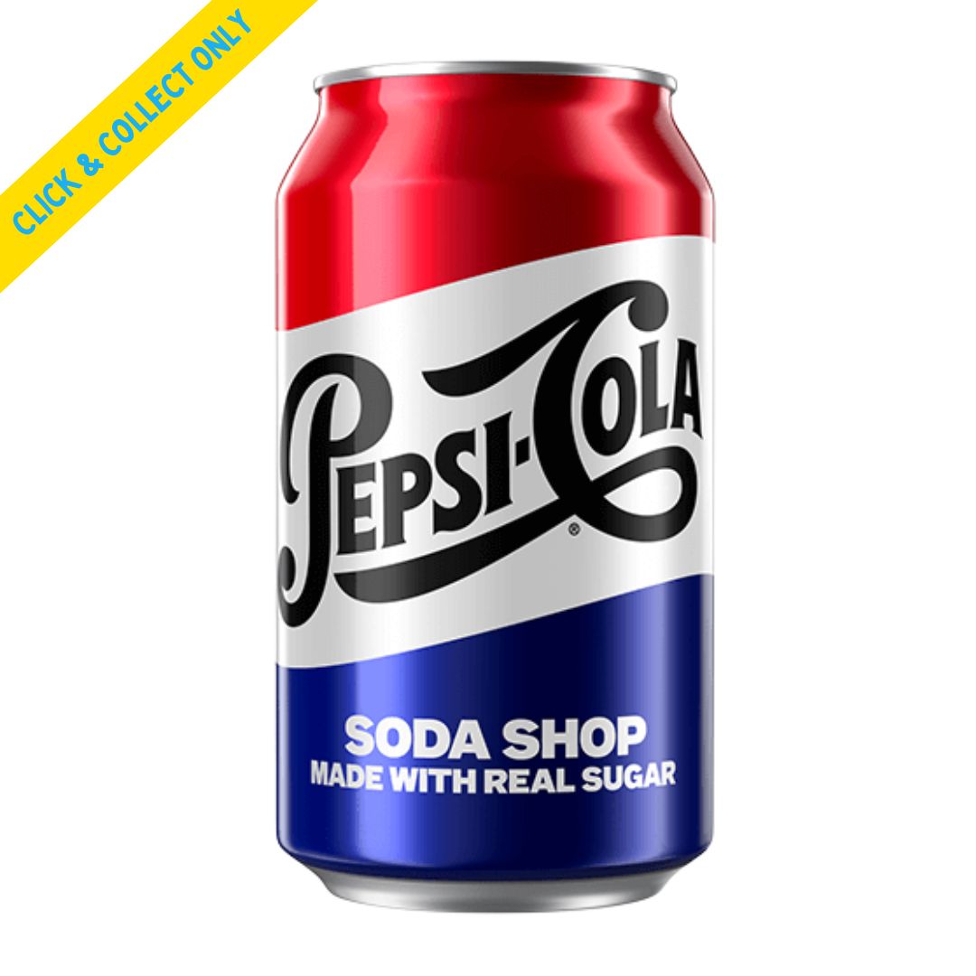 Pepsi-Cola Soda Shop Real Sugar 355ml