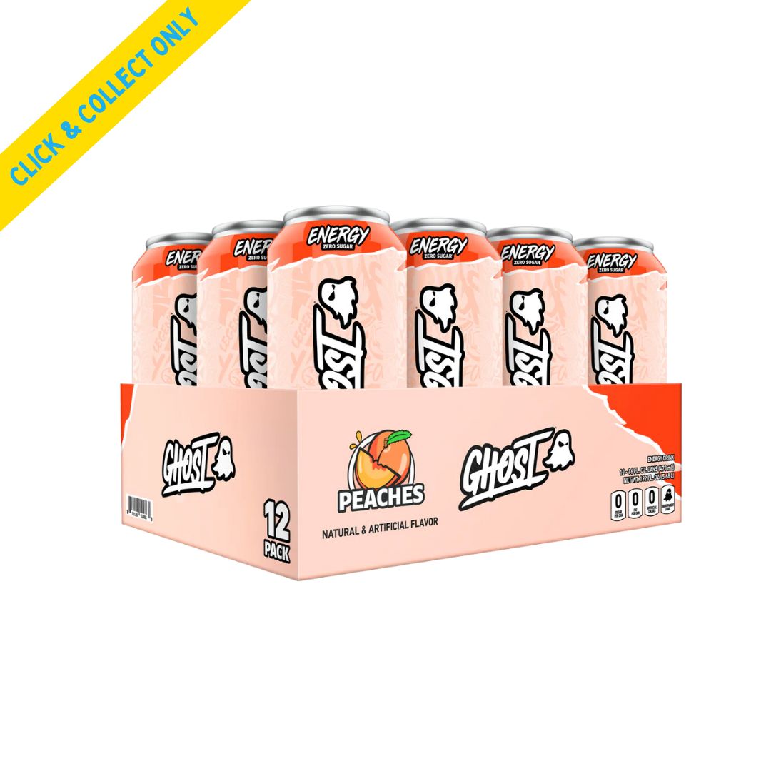 US Ghost Energy 473ml - Peaches