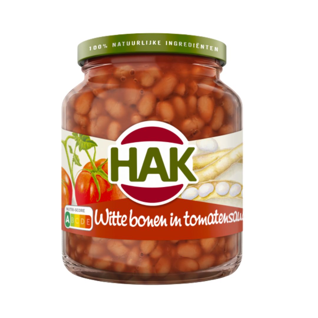 White Beans in tomato sauce (Wittebonen in tomatensaus) 360g