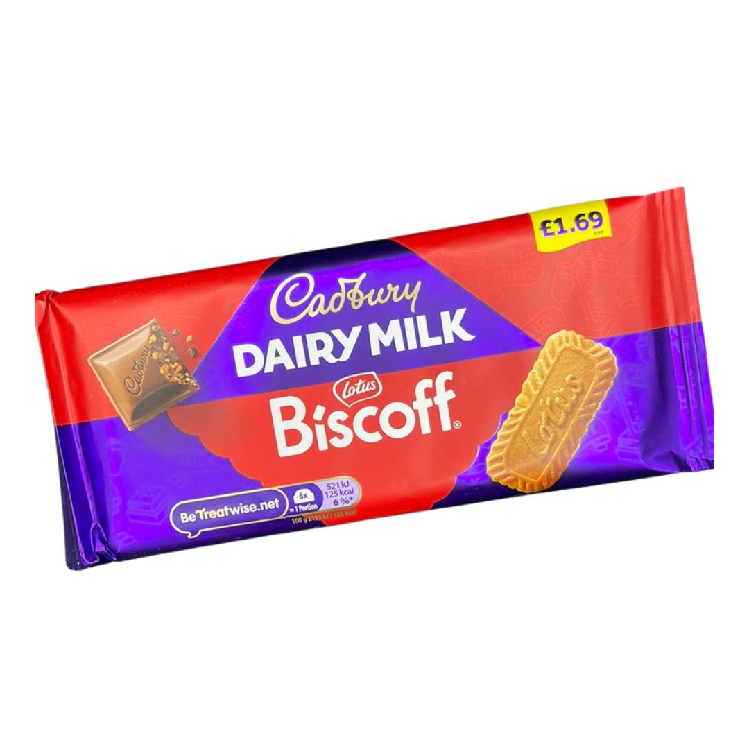 UK Cadbury with Biscoff 95g