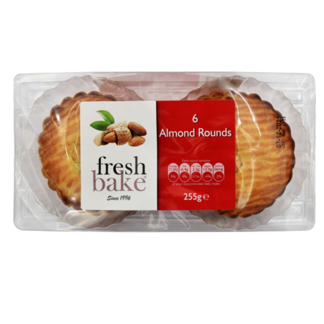 Almond Rounds 6pc (250g)