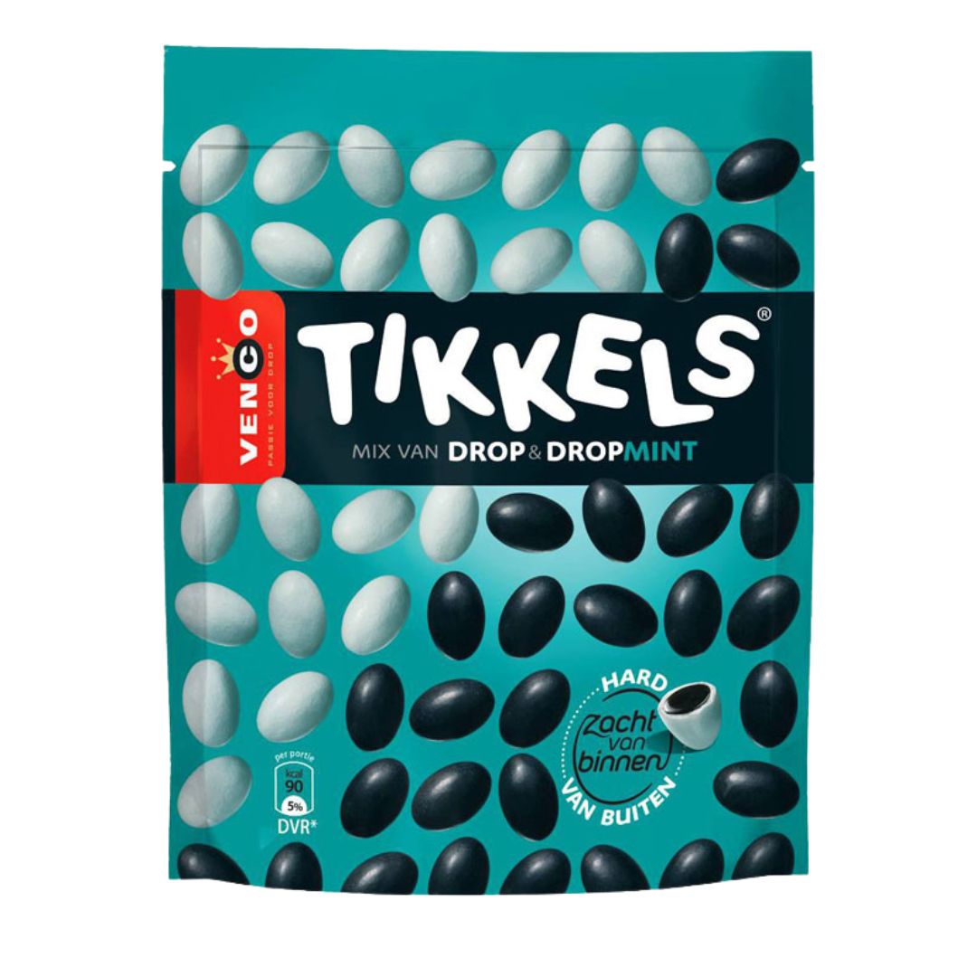 Tikkels Drop &amp; Mint (Licorice &amp; Mint Hard) 245g