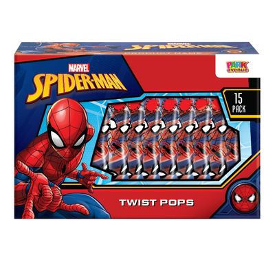 Spiderman Twist Pops (15pc)