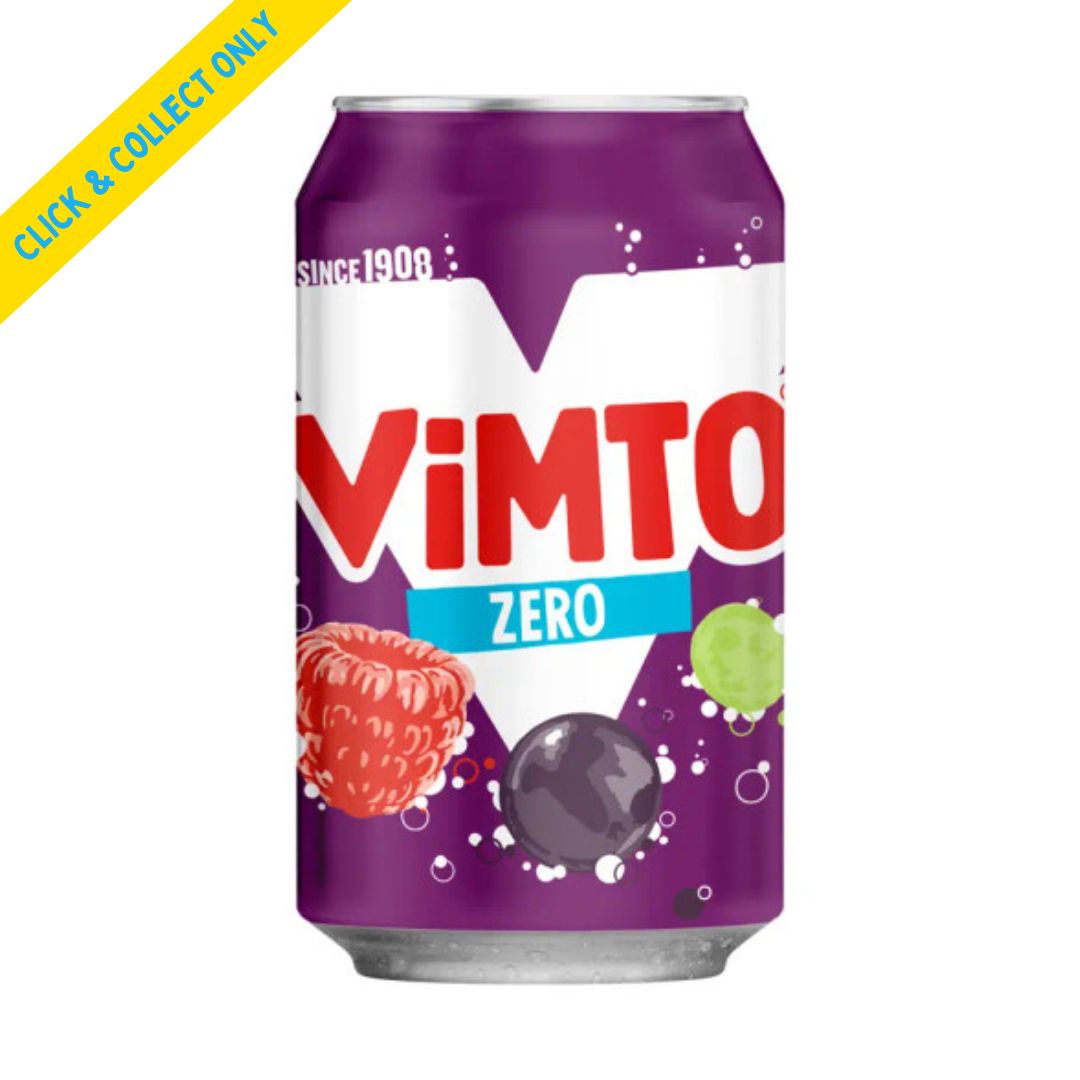Vimto Zero Soda 330ml, Quantity: x1