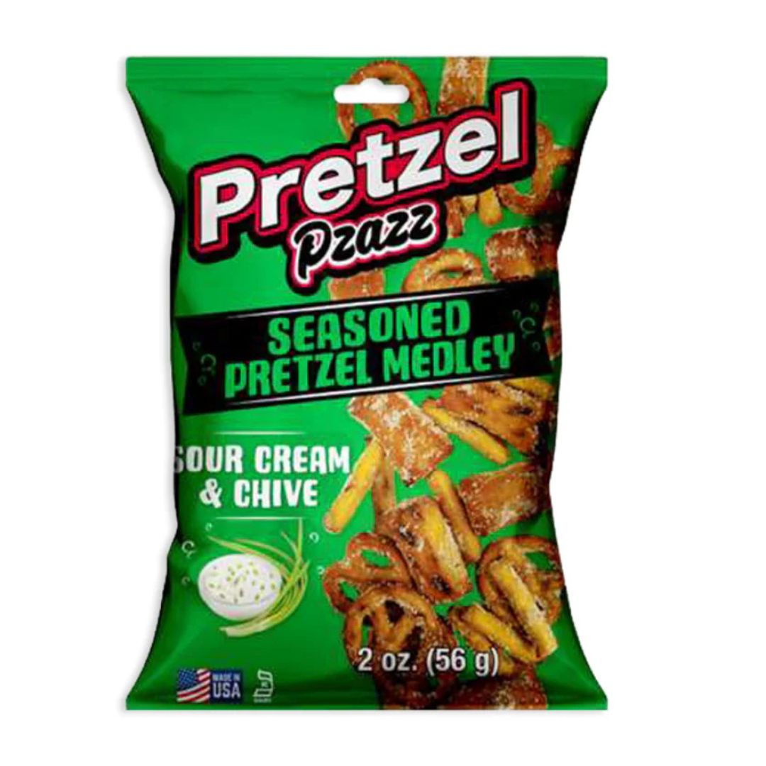 Pretzel Pzazz Medley - Sour Cream &amp; Chive 56g