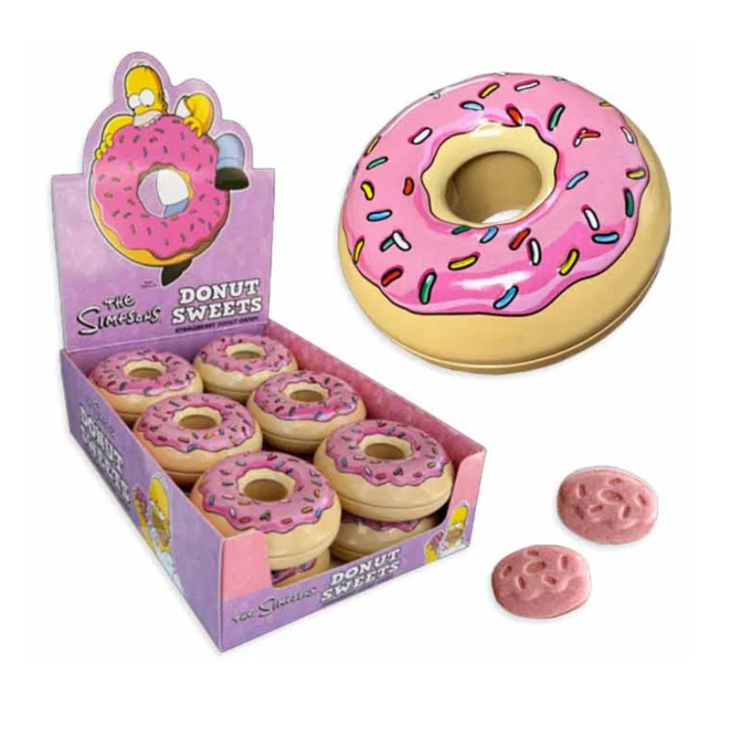 The Simpsons Donut Sweets Tin 42g