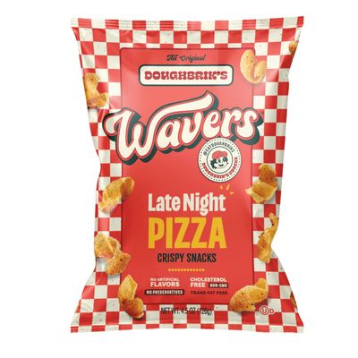 Doughbrik&#39;s Wavers Crispy Snacks 126g - Late Night Pizza