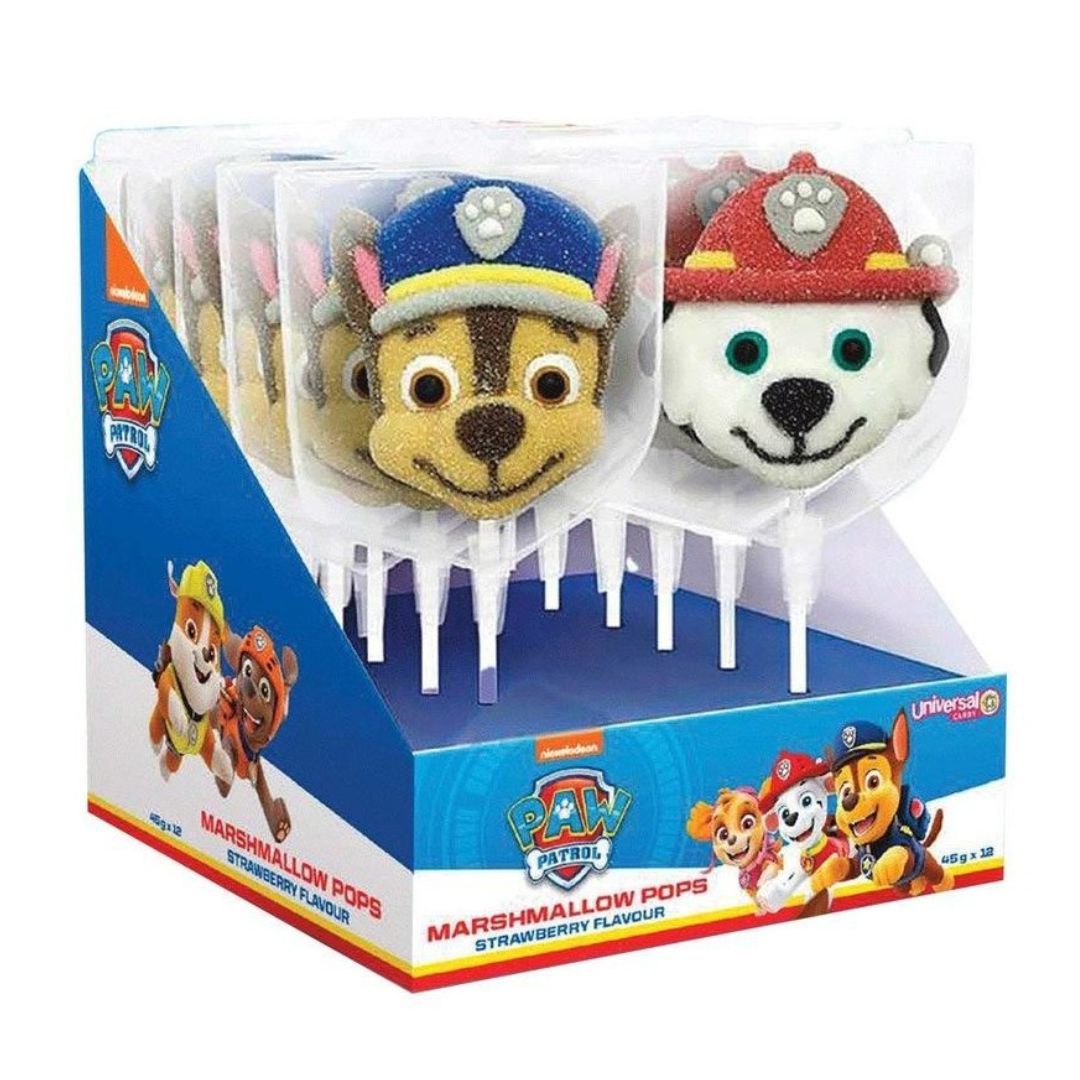 Paw Patrol Mallow Lollipop 45g