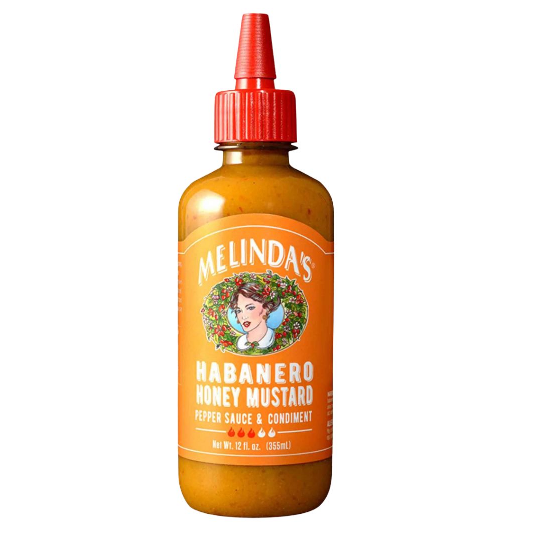 Melinda&#39;s Hot Habanero Honey Mustard Pepper Sauce 355ml