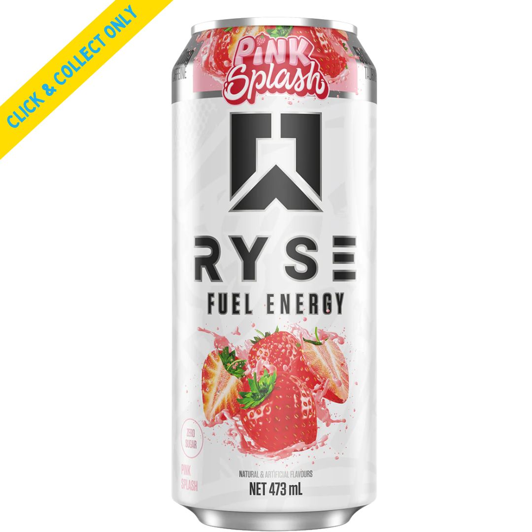 Ryse Fuel Energy (USA) Soda 473ml - Strawberry Pink Splash