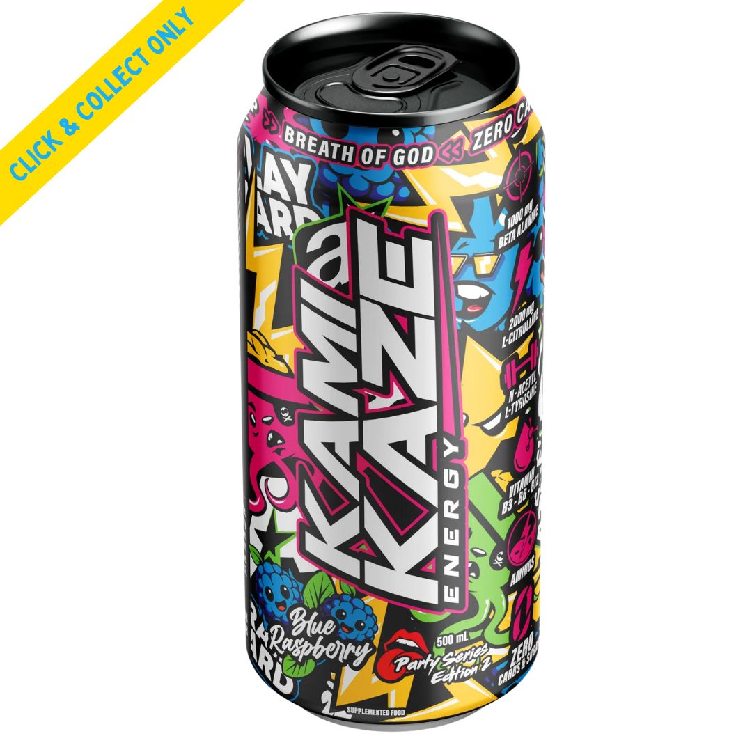 Kamikaze Energy 500ml - Blue Raspberry