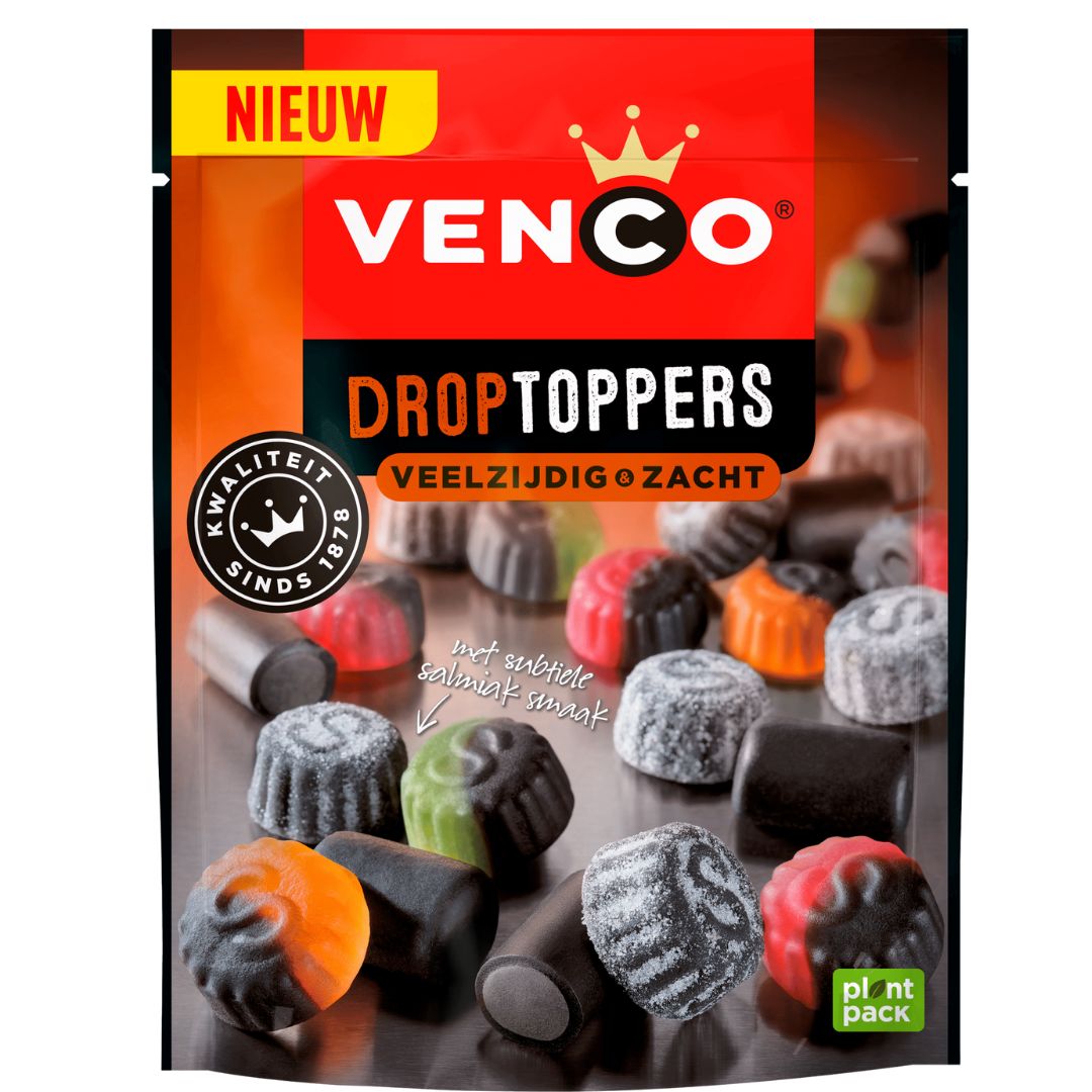 Droptoppers Veelzijdig en Zacht (Assorted Sweet &amp; Salty) Licorice 225g