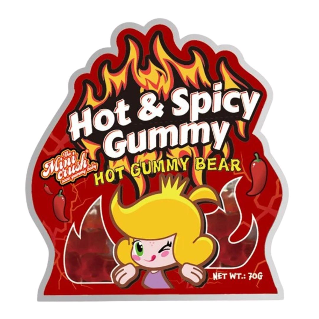 Hot &amp; Spicy Gummy Bears 70g