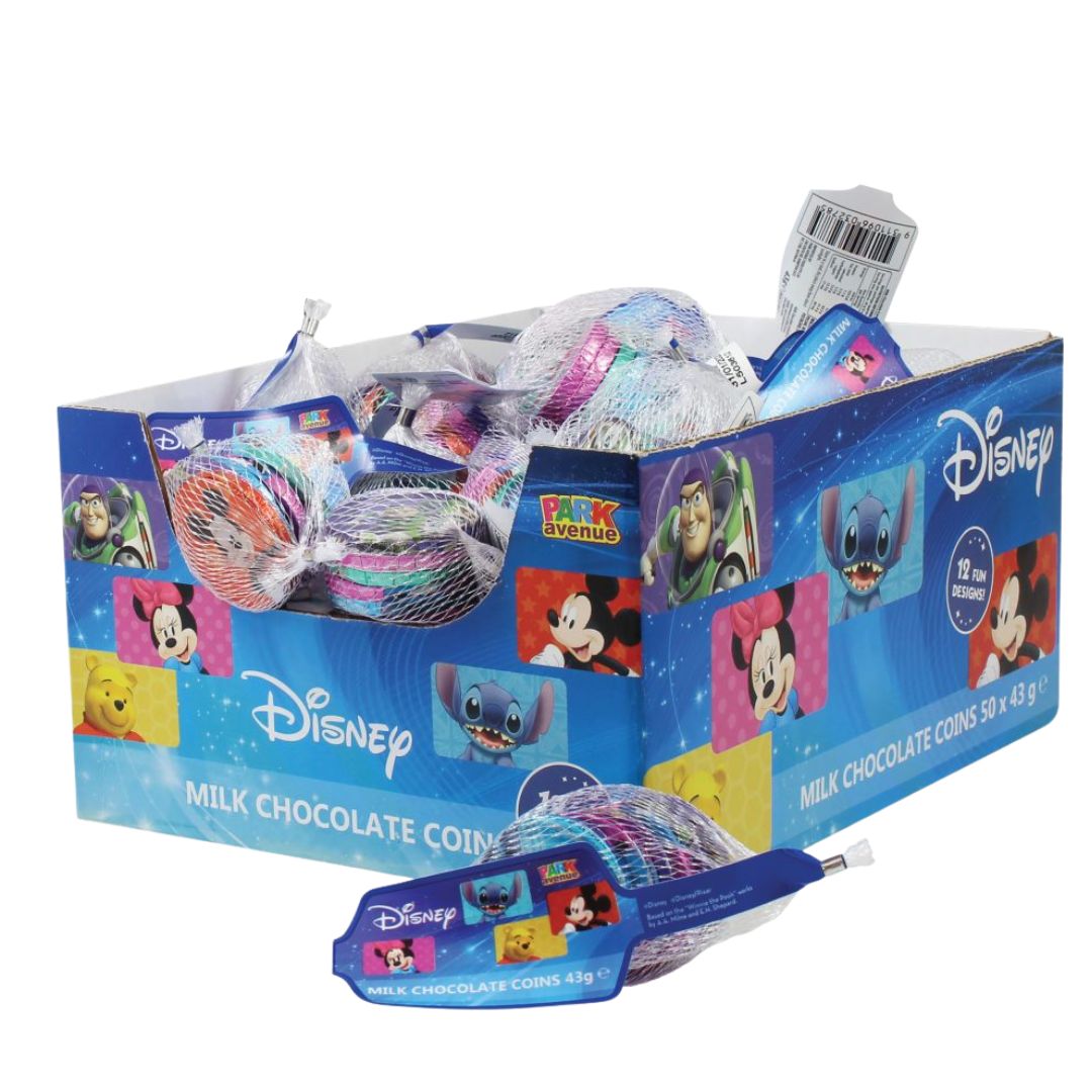 Disney Milk Chocolate Coins 43g