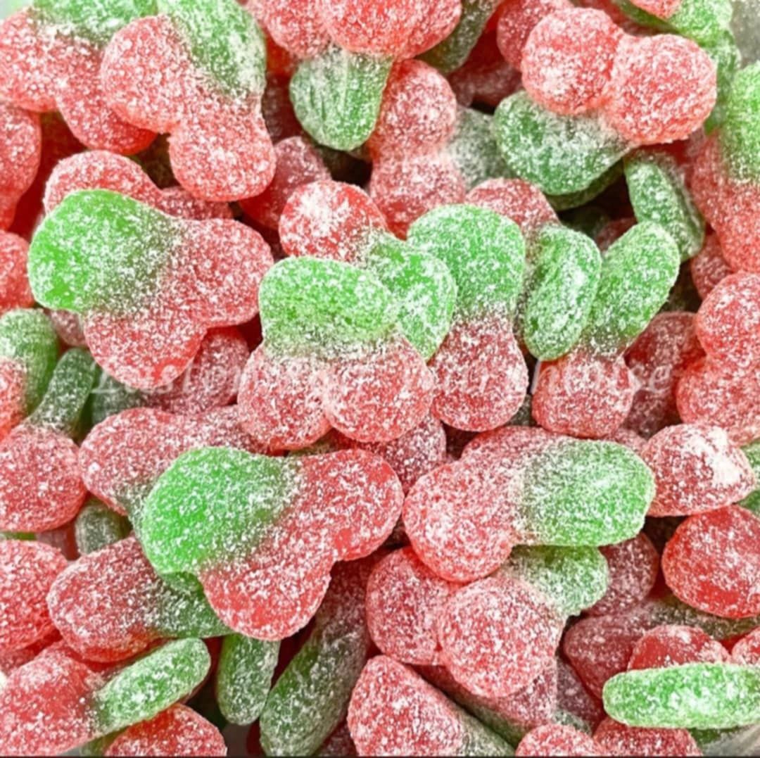 Twin Cherries - Fizzy/Sour (UK), Size: 400g