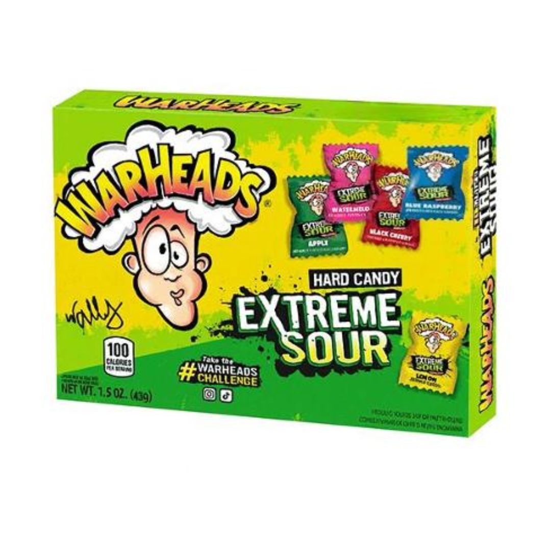 Warheads Exteme Sour Hard Candy 43g Movie Box